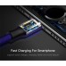 Baseus USB kábel, töltőkábel, gyorstöltés funkció iPhone 11/11 PRO MAX/XS Max/XR/X/8/8 Plus/7/7 Plus/6S/6/5S/5/iPad/iPad Air 2/mini 2/3/4 Pro/iPod Touch 5/6/Nano 6/5 3m piros színben