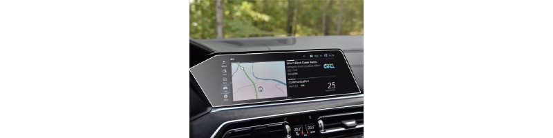 BMW X5 G sorozathoz  9H keménységű navigáció kijelzővédő fólia, edzett üveg fólia