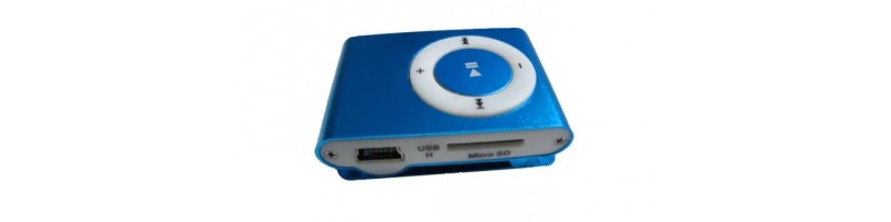 TRB hordozható, vízálló, mini MP3 lejátszó, zenelejátszó, walkman kék színben