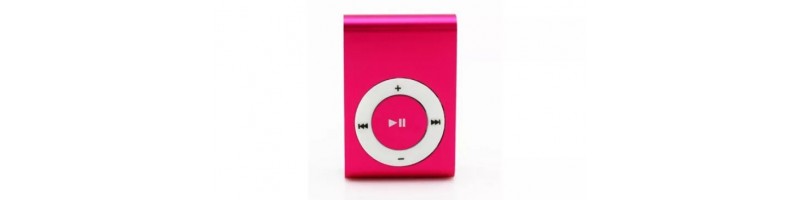 TRB hordozható, vízálló, mini MP3 lejátszó, zenelejátszó, walkman rózsaszín színben