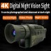 TRB infravörös optikai monokuláris éjjellátó eszköz, 5X digitális zoommal, kép és videó rögzítéssel, 9 választható nyelvvel