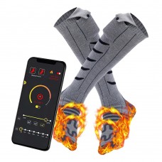 Unisex, téli, fűthető zokni, lábmelegítő app vezérléssel 