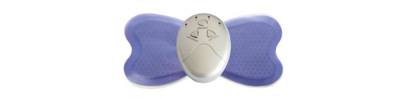 Pillangó alakú, butterfly ABS fogyasztó öv hasra, masszírozó (kék) 