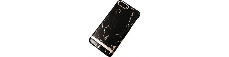 TRB ultravékony, márvány mintás iPhone 7/8 tok fekete színben