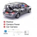 BMW 5-Sorozat F10, 3-Sorozat F30, X3 F25 rendszámtábla világítás helyére kamera, tolatókamera, éjjellátó, infrás, 170 fokos