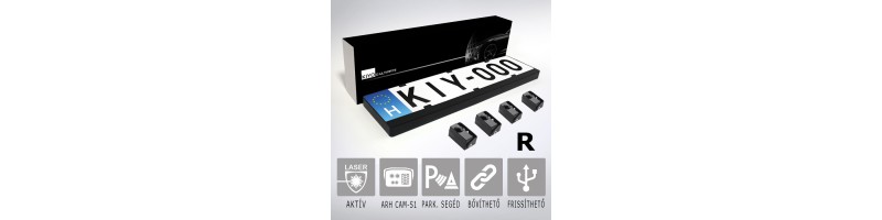 KIYO rejtett lézerblokkoló - KIYO D Ultimate 4R rendszámkeretbe tehető, professzionális, 4 fejes