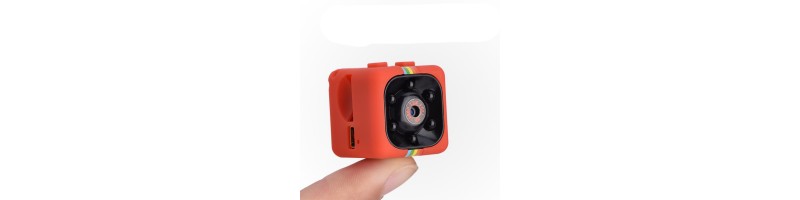2018 Mini TRB11 HD 1080P kamera, videókamera, akciókamera éjjellátó funkcióval narancssárga színben