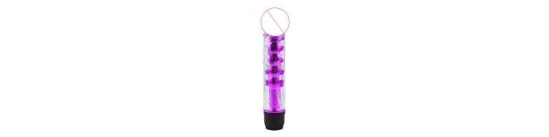 TRB Vízálló G-pont vibrátor, dildo lila színben