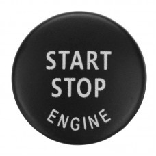 Indító gomb, START/STOP gomb dísz, dekor BMW X1, X5, X6, Z4,1, 3, 5, X, E87, E89, E90, E91, E92, E93, E60, E51, E70, E71 fekete színben